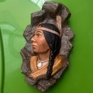 Native American Wall Art Sculpture